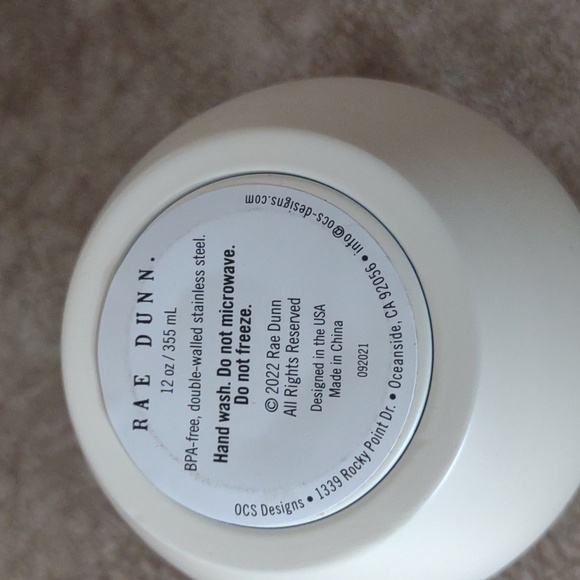 New Rae Dunn Stainless Steel Insulated Wine Glass Tumbler - Picture 4 of 6